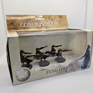 CONFRONTATION FUSILIERS UNIT BOX 6 Loose MINIS Ragnarok Game NO CARDThe age of